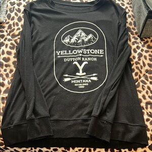 Black Yellowstone Dutton Ranch Long Sleeve